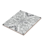 Carreau Doodles effrayants préparant un frayeur pour vous (Côté)