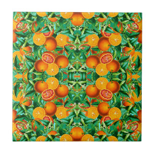 CARREAU D'ORANGES TROPICAUX