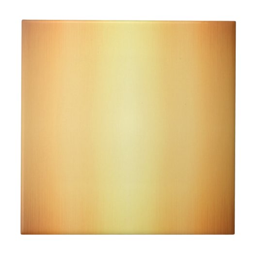 Carreau Doré jaune ombre gradué solide couleur design (Devant)