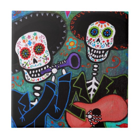 Carreau DOS Amigos Dia de los Muertos (Devant)