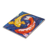 Carreau Double conception de poissons de Koi (Côté)