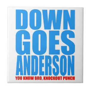 Carreau Down Goes Anderson