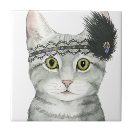 Carreau Downton Cat | Bejewted With Lace (Devant)