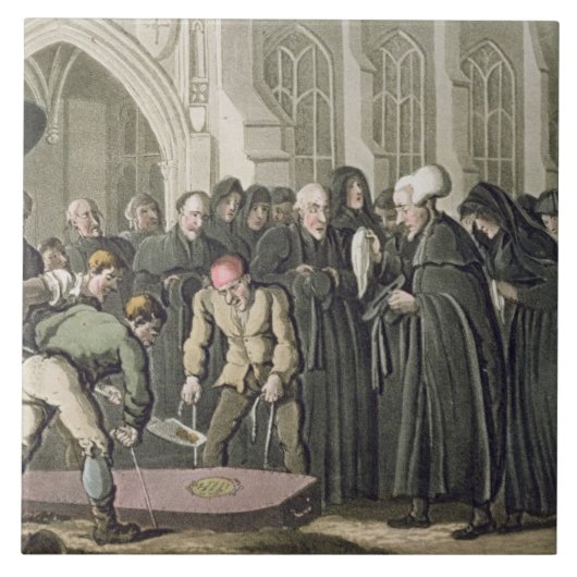 Carreau Dr. Syntax à l'enterrement de son épouse, de 'à (Devant)