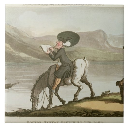 Carreau Dr. Syntax esquissant le lac (Devant)