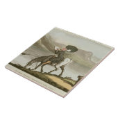 Carreau Dr. Syntax esquissant le lac (Côté)