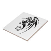 Carreau Dragissous V1 - dragon noir (Côté)