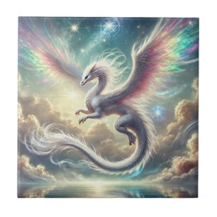 Carreau Dragon blanc
