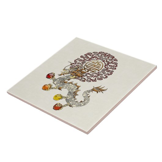 Carreau Dragon Chakra (Côté)