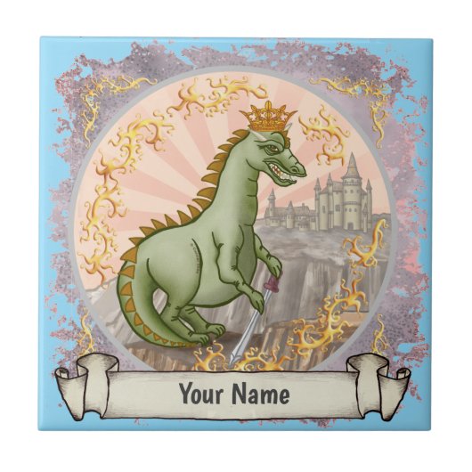 Carreau Dragon Château (Devant)