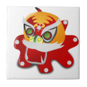 Carreau dragon chinois (Devant)