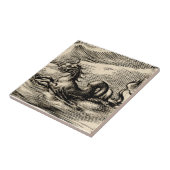 Carreau Dragon de mer à l'équateur (Côté)