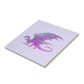 Carreau Dragon de mosaïque Extraordinaire (Côté)