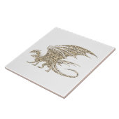 Carreau Dragon de mosaïque Extraordinaire Golden (Côté)