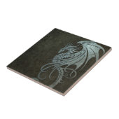 Carreau Dragon de vol en acier industriel - côté droit (Côté)