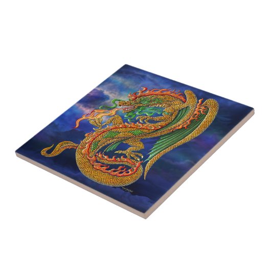 Carreau Dragon d'or (Côté)