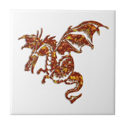 Carreau Dragon Flamboyant (Devant)