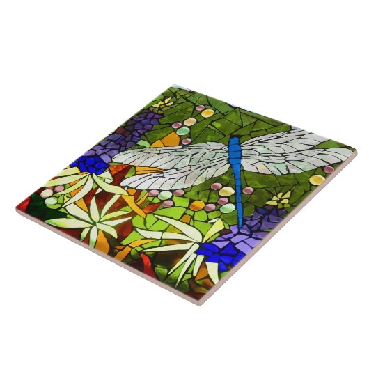 Carreau dragon-fly, libellule (Côté)