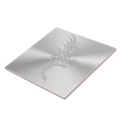 Carreau Dragon oriental à effet incorporé (Côté)