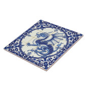 carreau dragon saphir (Côté)