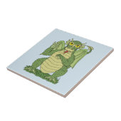 Carreau Dragon vert mignon (Côté)