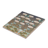 Carreau Dragonflies Water Lilies Marais Art Nouveau (Côté)