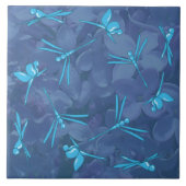 Carreau Dragonfly bleu clair lisse (Devant)