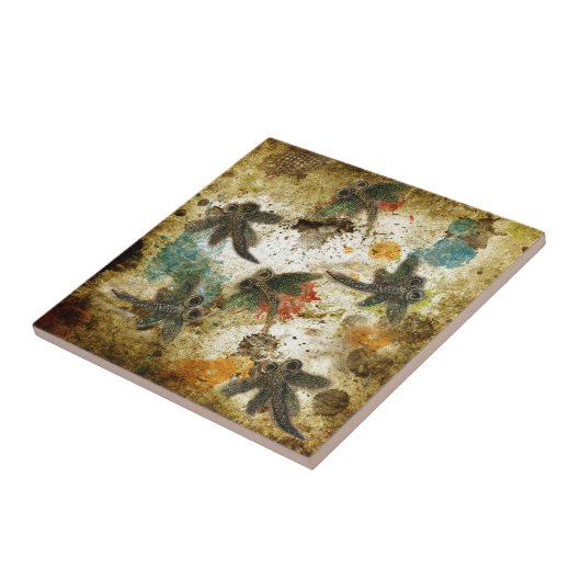 Carreau Dragonfly Flit Rustic Splash (Côté)