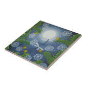 Carreau dragonfly harmonieux motif floral tuiles (Côté)