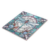 Carreau Dragonfly Light Bleu et Blanc Tissu (Côté)