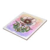 Carreau Dragonfly Pale Poppy  (Côté)