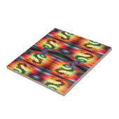 Carreau Dragons arc-en-ciel (Côté)