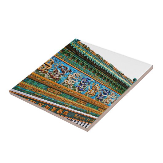 Carreau Dragons chinois (Côté)