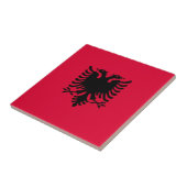 Carreau Drapeau albanais (Côté)