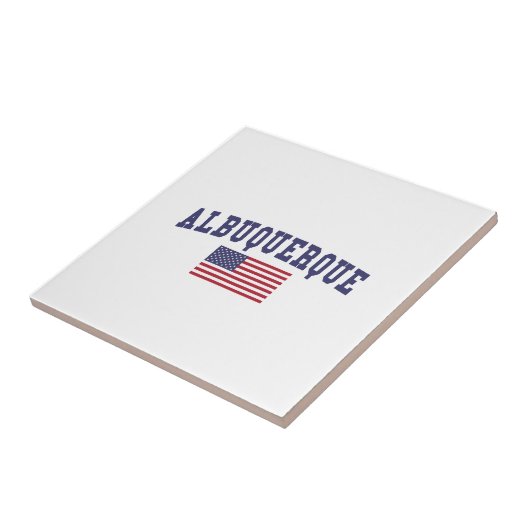 Carreau Drapeau Albuquerque US (Côté)