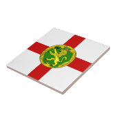 Carreau Drapeau alderney patriotique (Côté)