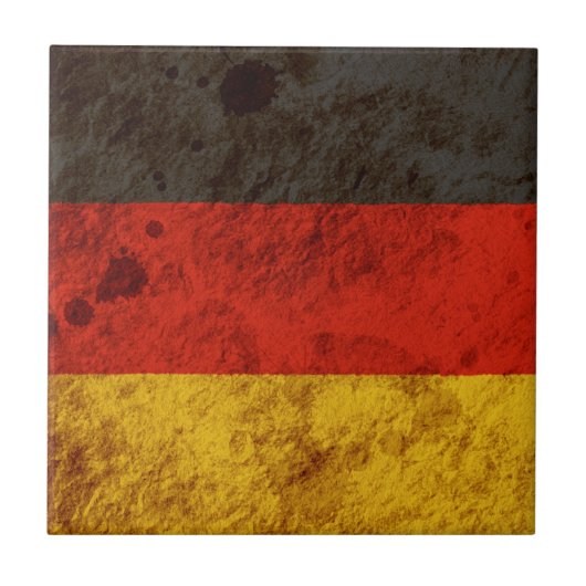 Carreau Drapeau allemand rocailleux (Devant)