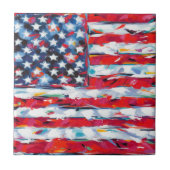 Carreau Drapeau américain (Devant)