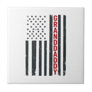 Carreau Drapeau américain Granddaddy Design patriotique vi