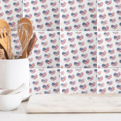 Carreau Drapeau américain patriotique