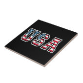 Carreau Drapeau Américain Patriotique Pour Hommes Femmes E (Côté)