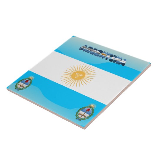 Carreau Drapeau argentin (Côté)