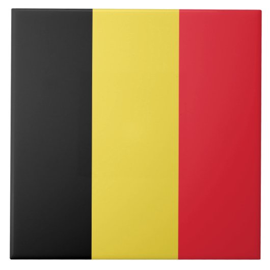 Carreau Drapeau belge (Devant)
