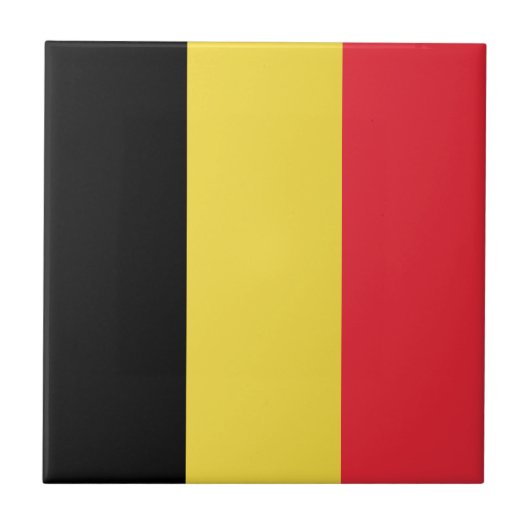 Carreau Drapeau Belgique (Devant)