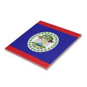 Carreau Drapeau bélizien (Côté)