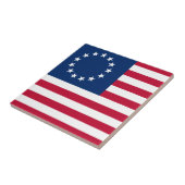 Carreau Drapeau Betsy Ross Old Glory américain (Côté)