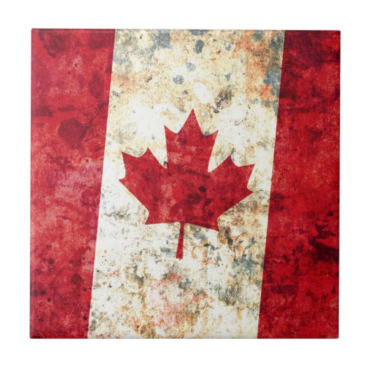 Carreau Drapeau canadien (Devant)