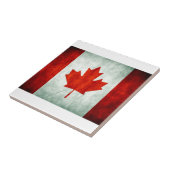 Carreau Drapeau canadien en détresse (Côté)