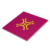 Carreau Drapeau cantabrique de Lábaru (Côté)