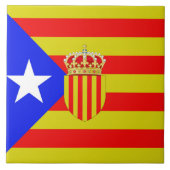 Carreau Drapeau catalan (Devant)